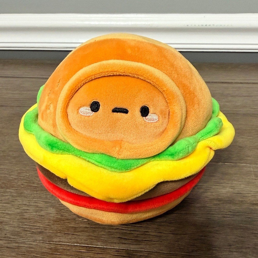 Smoko‎ Tayto's Diner Burger Potato Mini Mochi Plush Stuffed Animal Toy